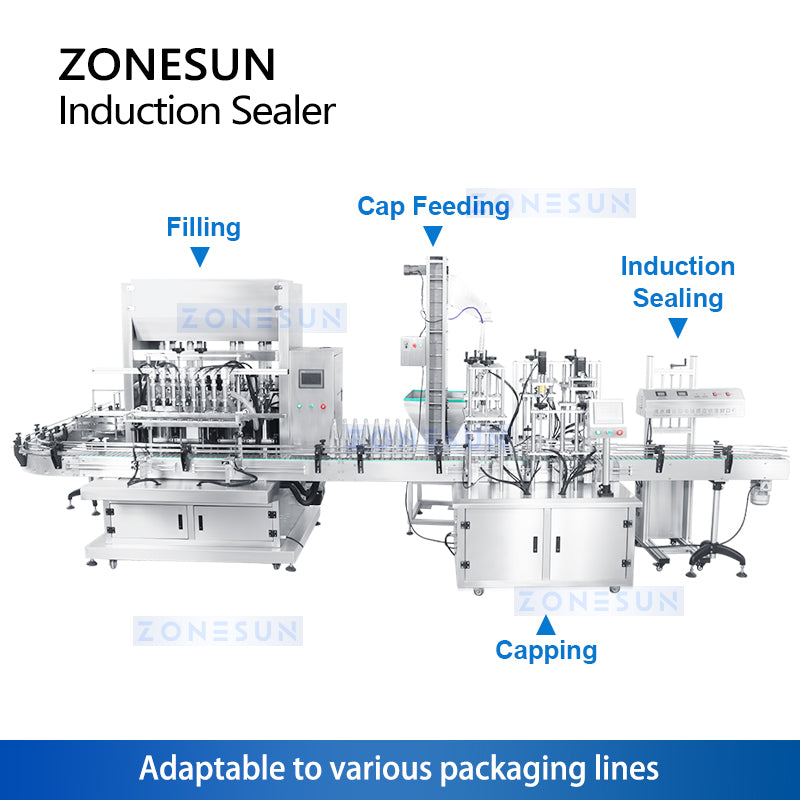 Zonesun ZS-FK3300 Induction Sealing Machine for Cap Versatility