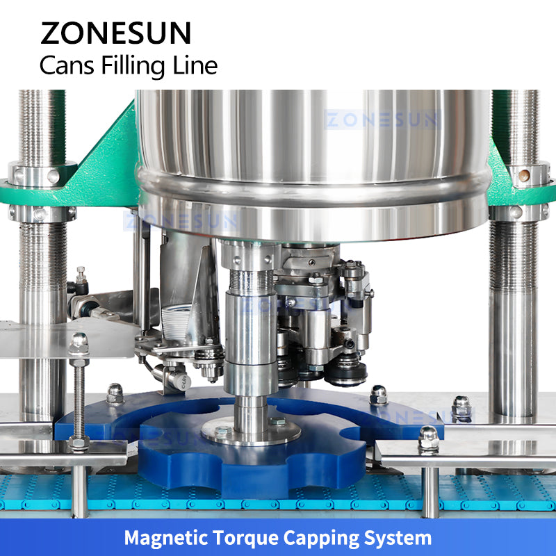 ZONESUN ZS-FAL180A11 Automatic Isobaric Can Filling & Seaming Machine Line