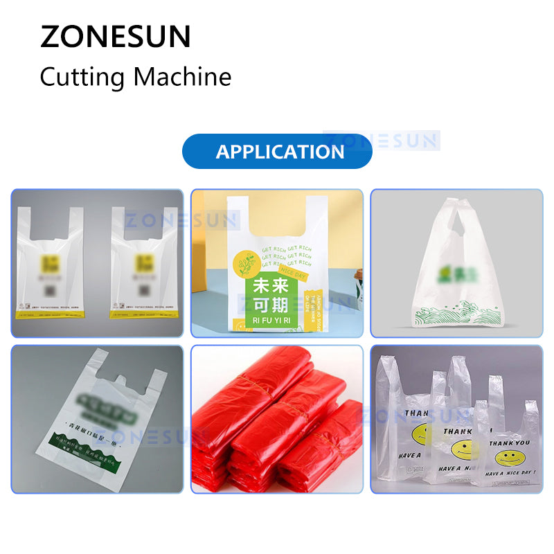 Zonesun ZS‑PCJ1 High‑Efficiency Vest‑Style Plastic Bag Making Machine