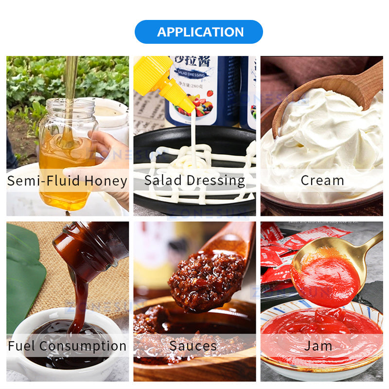 Zonesun ZS-SCF1 Sauce Weighing & Filling Machine for Food Packing