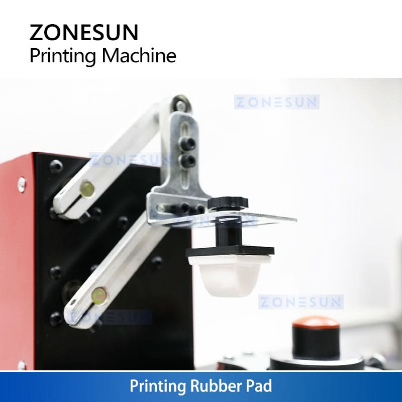 ZONESUN ZS-SYM175 Automatic Electric Pad Printer Desktop Silicone Pad Printing Machine for Logo, Date & Text Printing