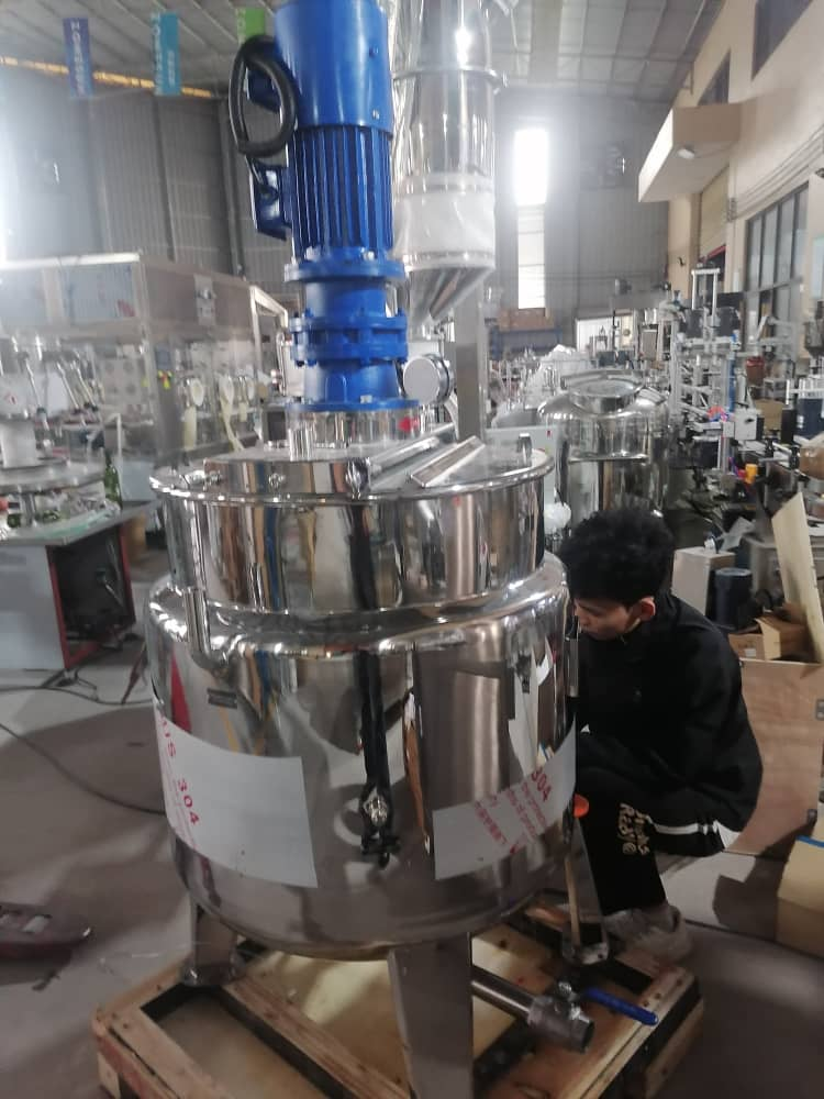Mixing tank 100 liters with emulsion head