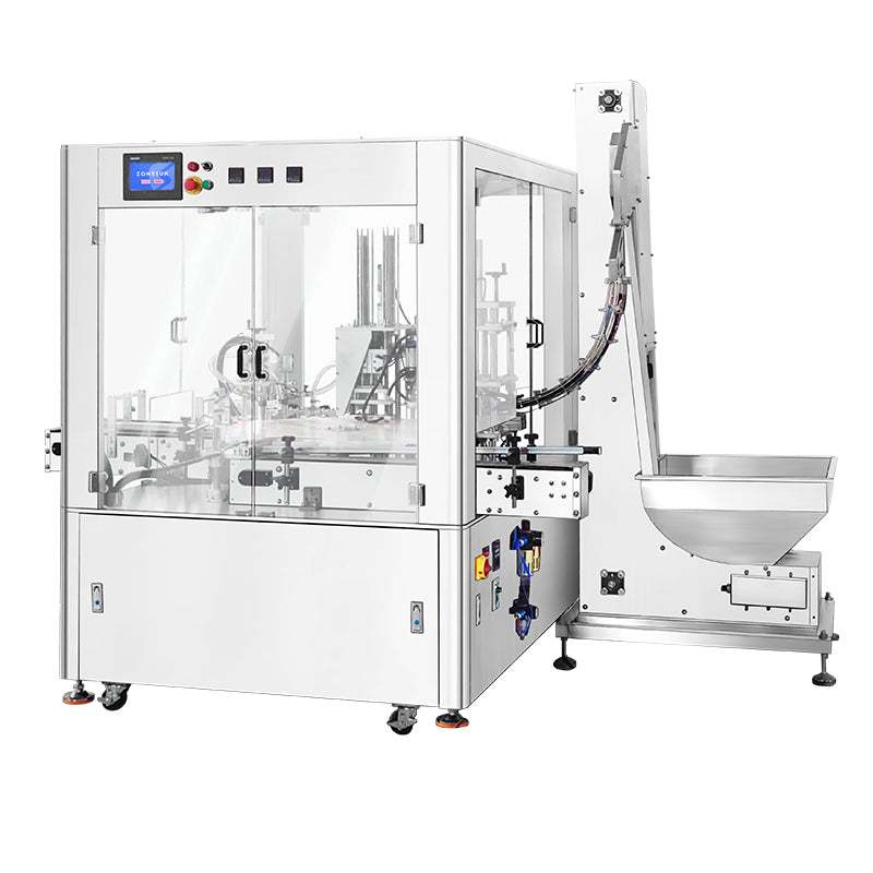 ZONESUN ZS-AFC28B Automatic Lotion Paste Filling Cap Capping Machine