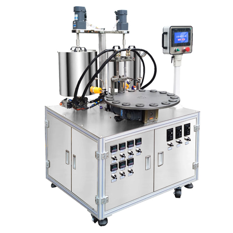ZONESUN ZS-ASF2S Lipstick Spiral Filling Machine Double Color for High-Viscosity Cosmetic & Paste Products
