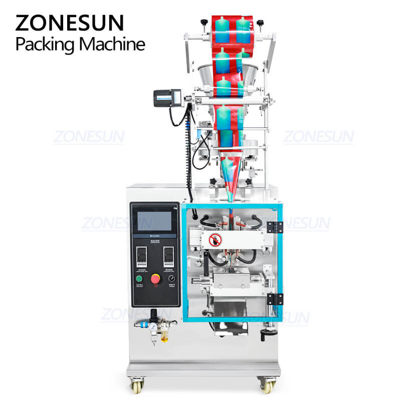 ZONESUN ZS-FS240KQ Automatic Granule Sachet Packing Machine for Sugar, Seeds, Spices