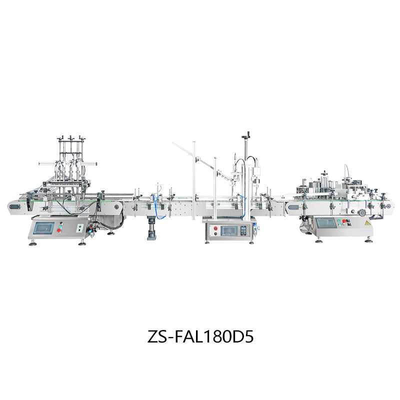 ZONESUN ZS-DPCL2/ZS-FAL180D5 Custom Filling Capping Labeling Lines