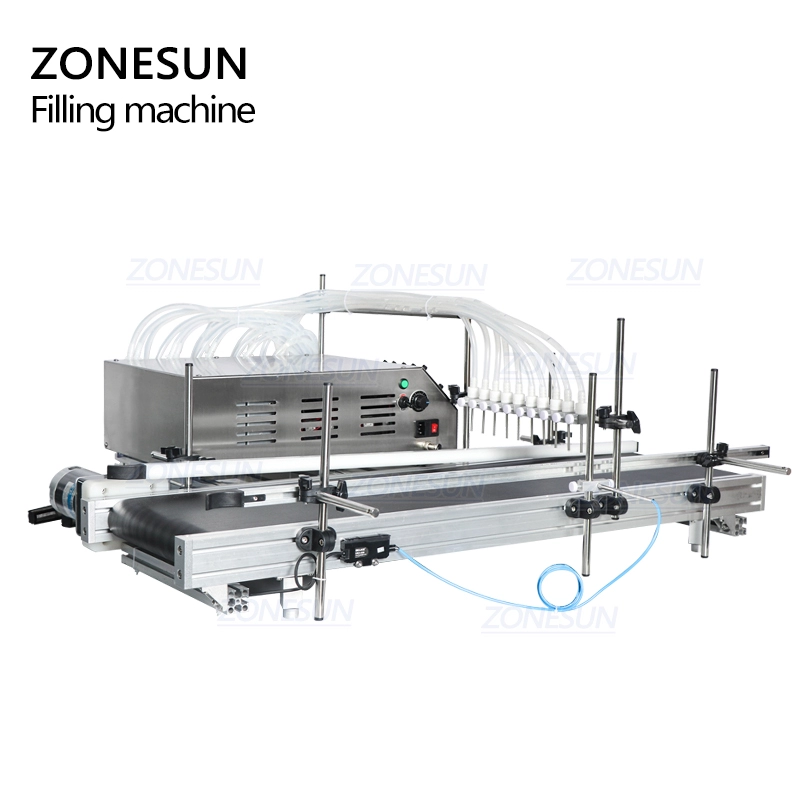 ZONESUN ZS-DTPP10B 10-Head Peristaltic Pump Liquid Filling Machine