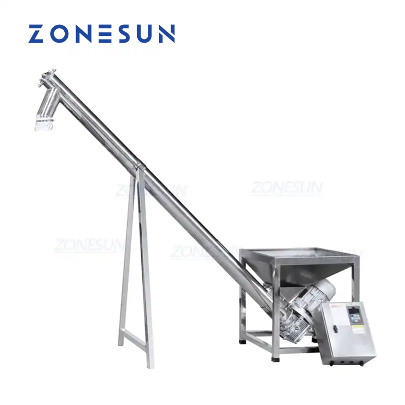 ZONESUN ZS-SLJ3 Auto Spices Powder Inclined Auger Feeder
