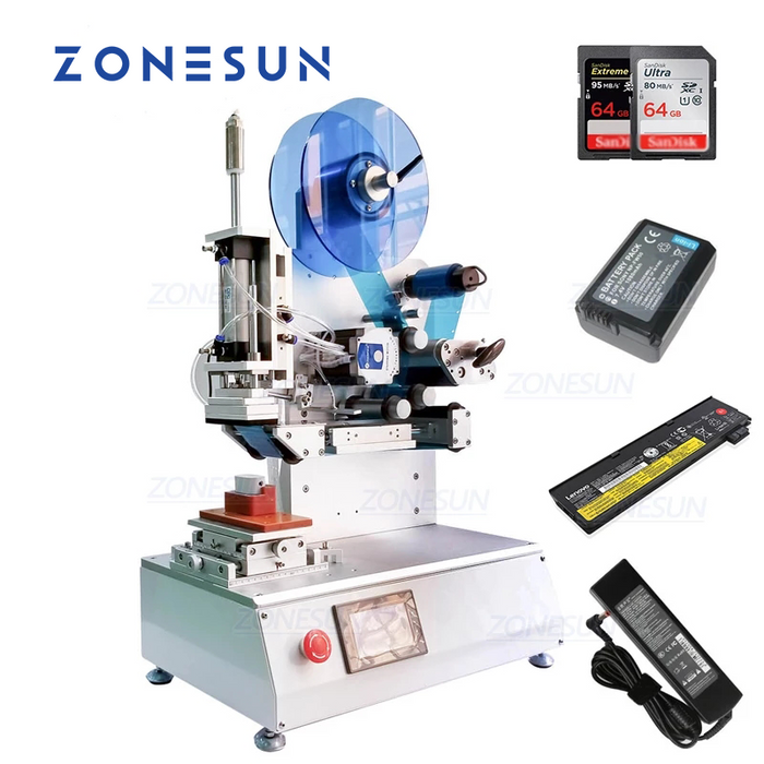ZONESUN XL-T807 Etichettatrice piatta ad alta precisione con codificatore di data
