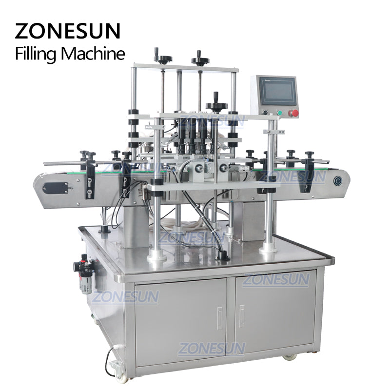ZONESUN ZS-YTZL4A Riempitrice per liquidi sottovuoto a 4 teste Riempitrice per bottiglie Enolmatic
