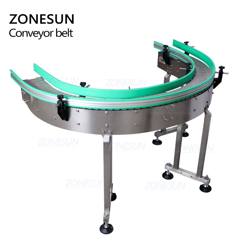 ZONESUN ZS-CBU150 Custom U Shape Chain Conveyor Belt For Line