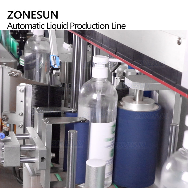 ZONESUN Explosion-Proof Servo Filling Capping Labeling Production Line