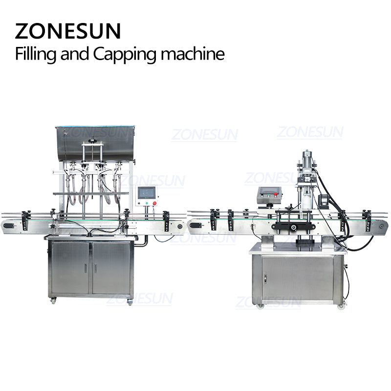 ZONESUN Automatic Paste Filling & Capping Machine for All Bottles