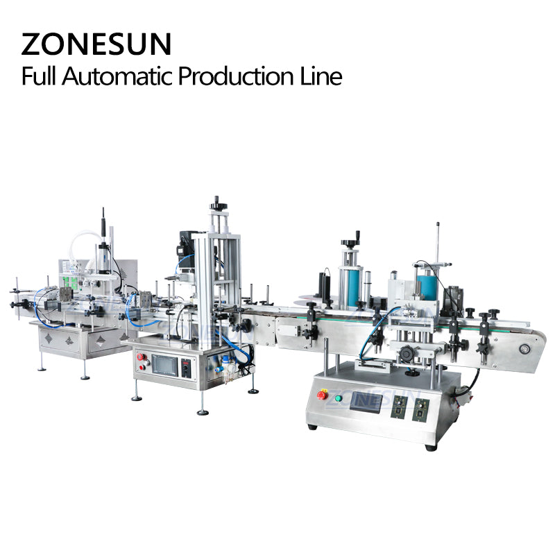 ZONESUN ZS-FAL180C4 Desktop Liquid Filling Capping Labeling Machine