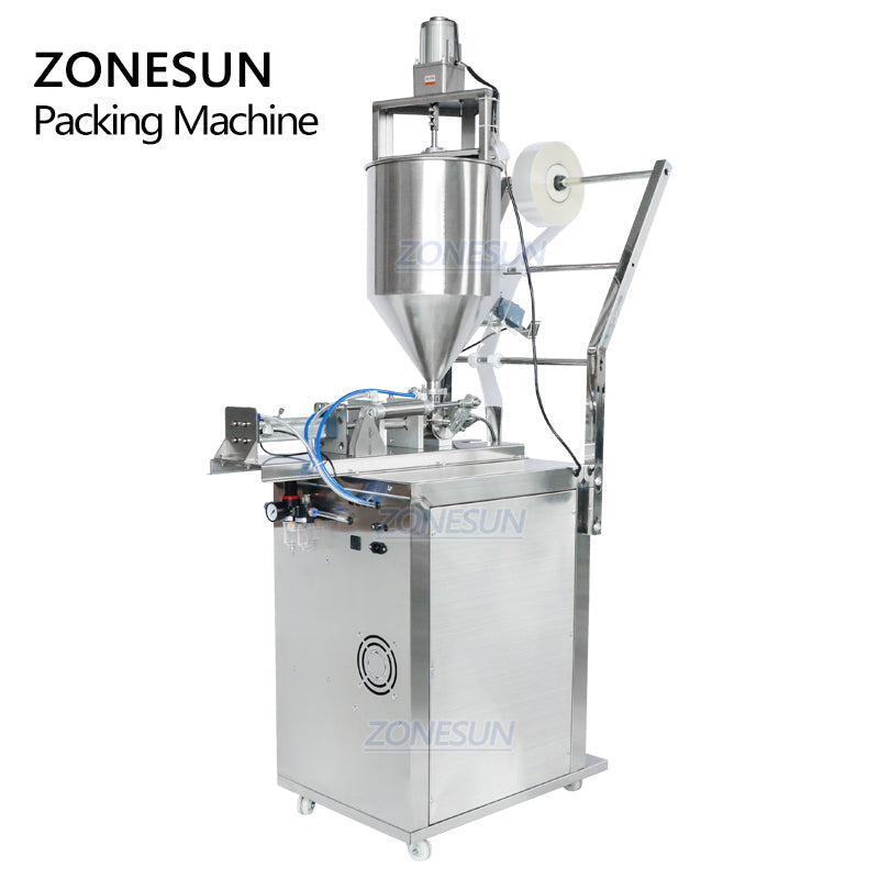 ZONESUN ZS-GFGT50 Automatic Paste Filling and Sealing Machine for Bags