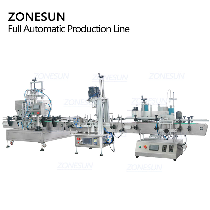 ZONESUN ZS-FAL180C5 Desktop Liquid Filling Capping Labeling Machine