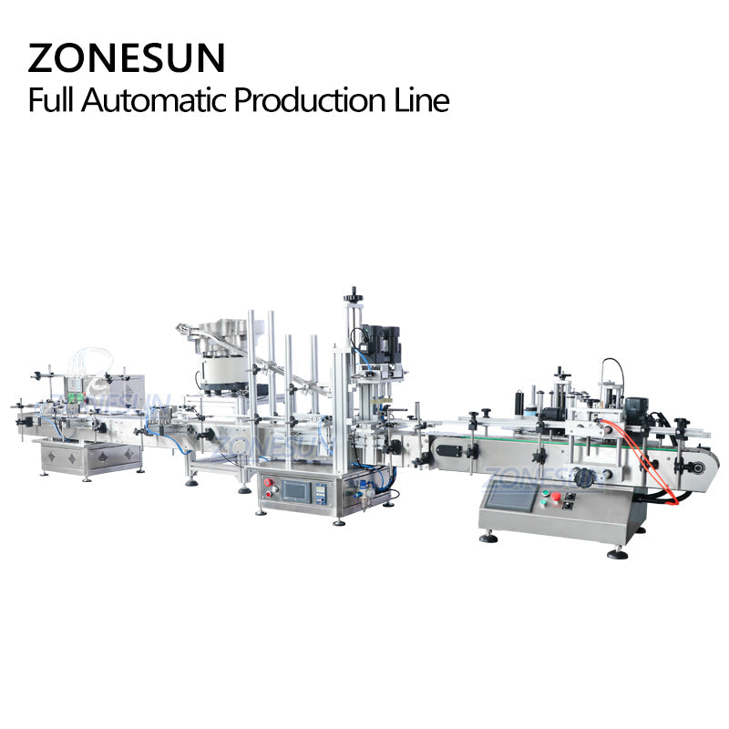 ZONESUN ZS-FAL180C5 Desktop Liquid Filling Capping Labeling Machine
