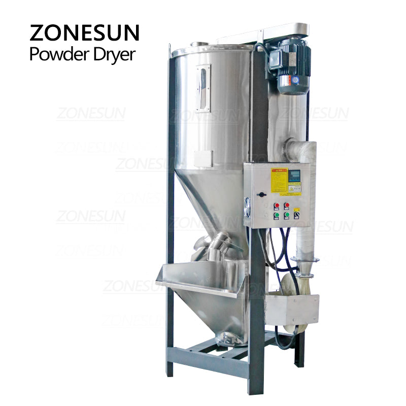 ZONESUN ZS‑HG300A Granule Mixing & Drying Machine for Plastic Pellets