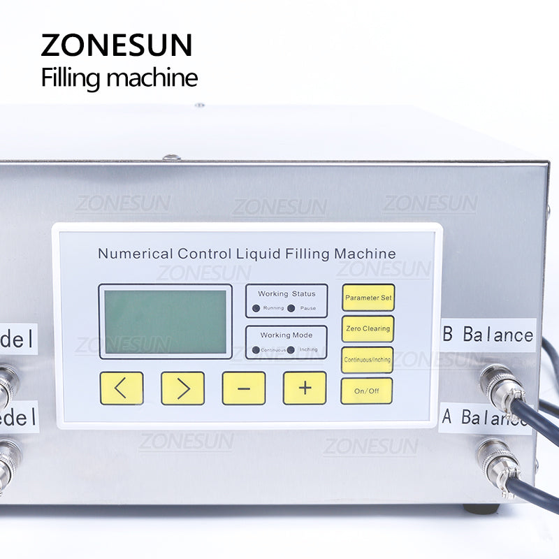 ZONESUN ZS-DP622W Semi-Automatic Liquid Weighing Filling Machine