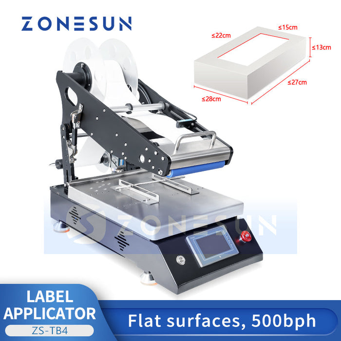 Etiquetadora manual de superficies planas ZONESUN ZS-TB4