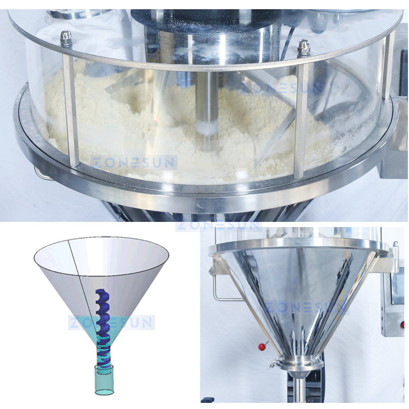 ZONESUN ZS-MB500FP Semi-Automatic Powder Mixing & Filling System