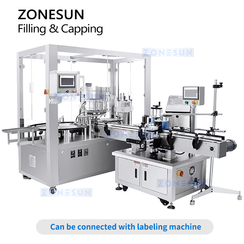 ZONESUN ZS-AFC24 Automatic Vial Powder Filling and Capping Machine