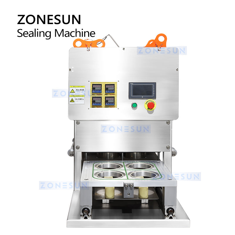 ZONESUN ZS-FK4C Semi Automatic Cup Tray Box Sealing Machine