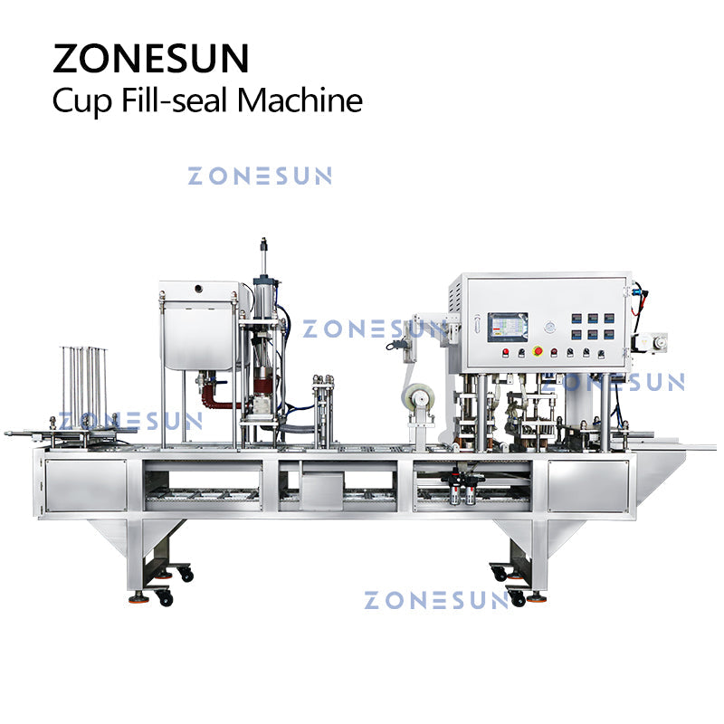 ZONESUN ZS-AFS01 Automatic Liquid Heating Filling Cup Sealing Machine