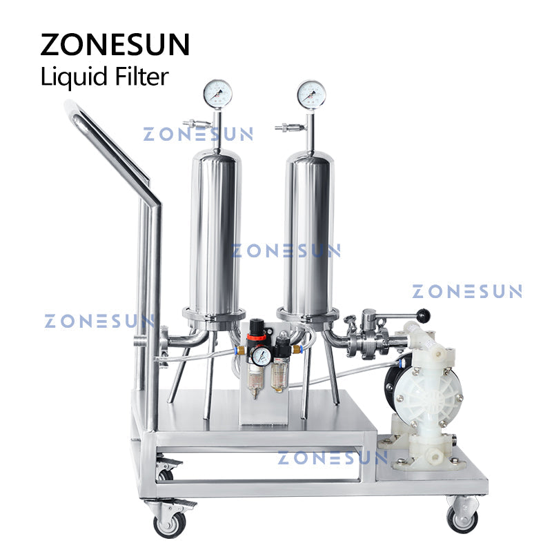 ZONESUN ZS-PF2 Pneumatic Explosion-proof Liquid Filtration Machine