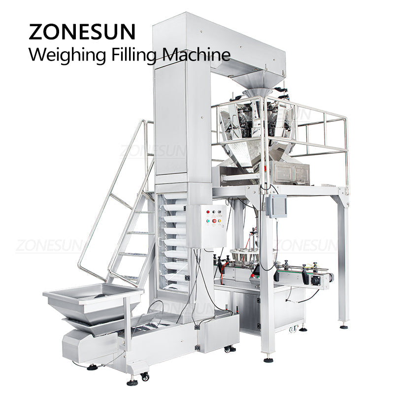 ZONESUN ZS‑QGF10 Granule Feeding Weighing Filling Machine