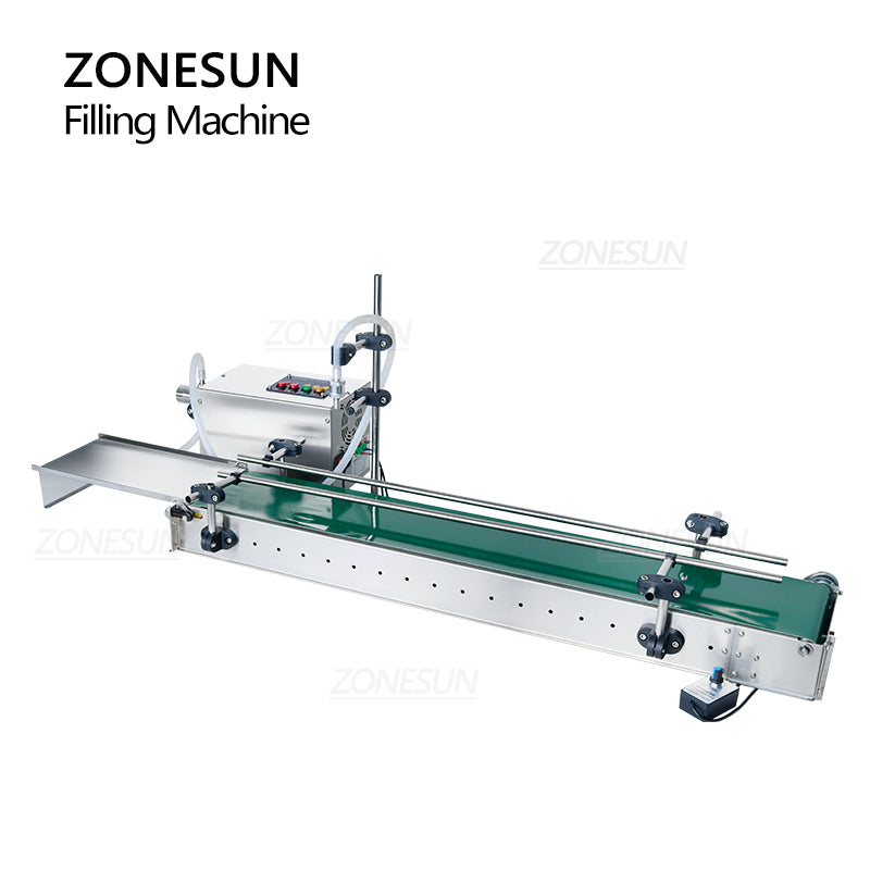 ZONESUN ZS-MPYT600 Magnetic Pump Liquid Filler with Conveyor