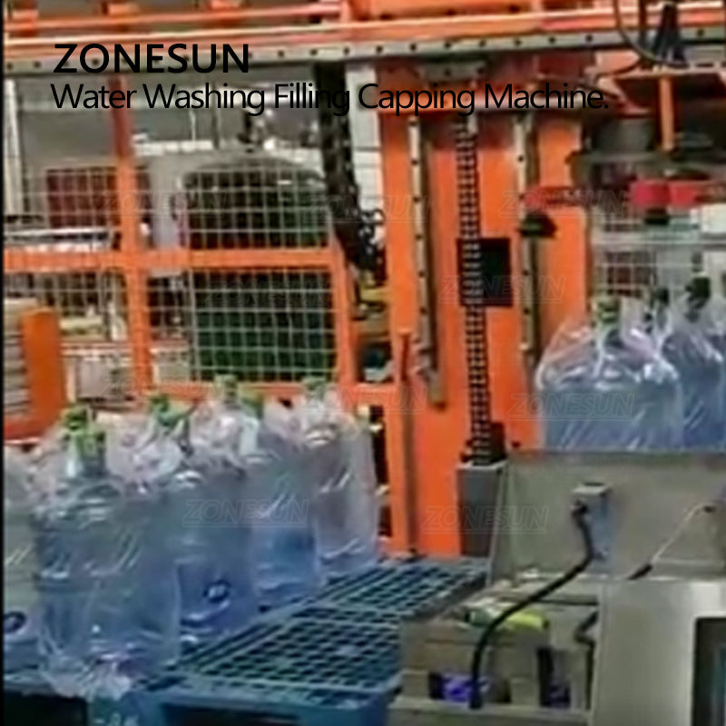 ZONESUN ZS-AFMW 3-in-1 Auto 5-Gallon Bottled Water Filling Machine