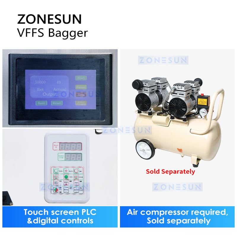 ZONESUN ZS-FS02 Automatic Granule Pouch Filling and Sealing Machine