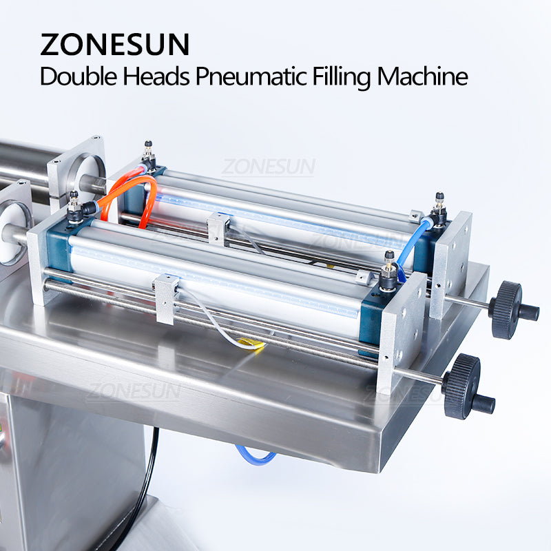 ZONESUN ZS-YTFS2 Pneumatic Dual-Nozzle Liquid Filling Machine
