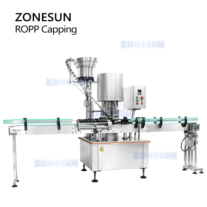 ZONESUN ZS-XG440C4 Automatic ROPP Pilfer Proof Bottle Capping Machine