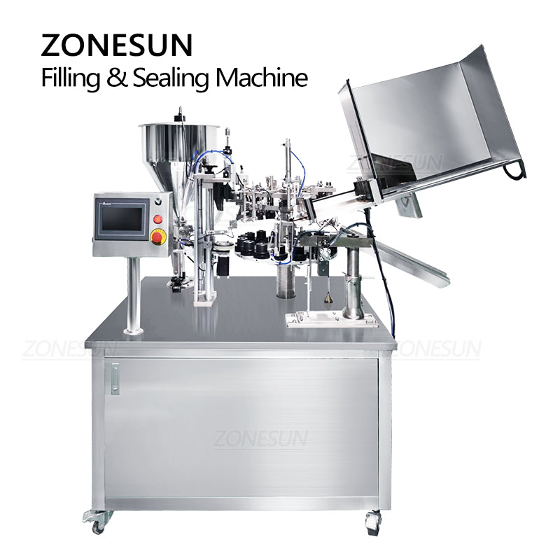 ZONESUN ZS-FS03 Automatic Paste Filling&Aluminum Tube Sealing Machine