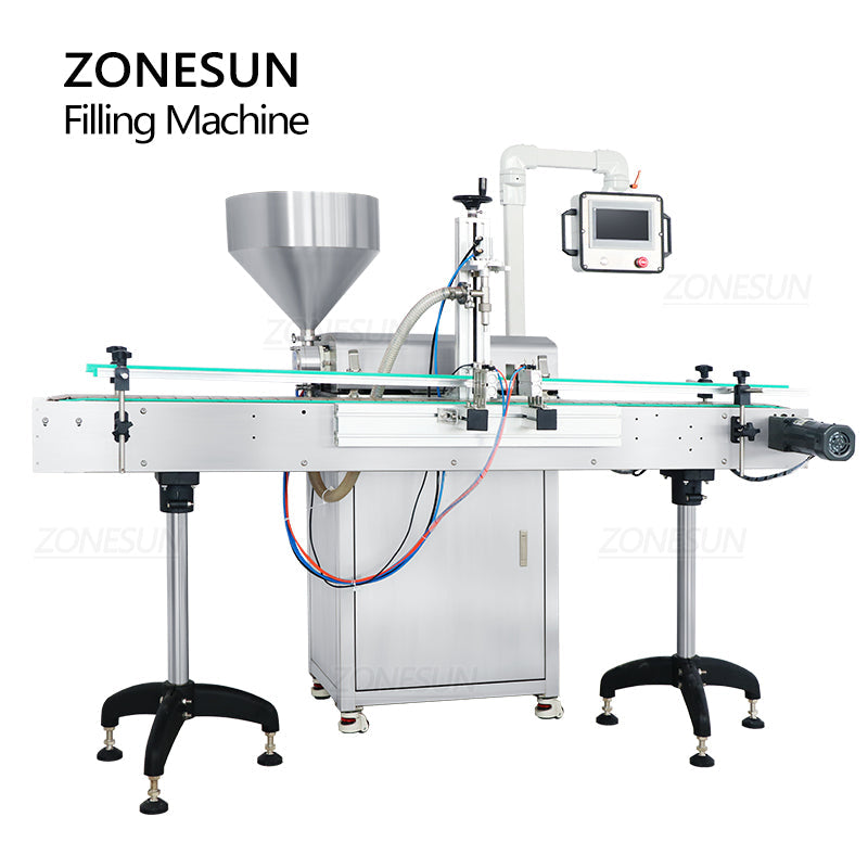 ZONESUN ZS-VTRP1A 50–1500ml Servo Rotor Pump Paste Filling Machine