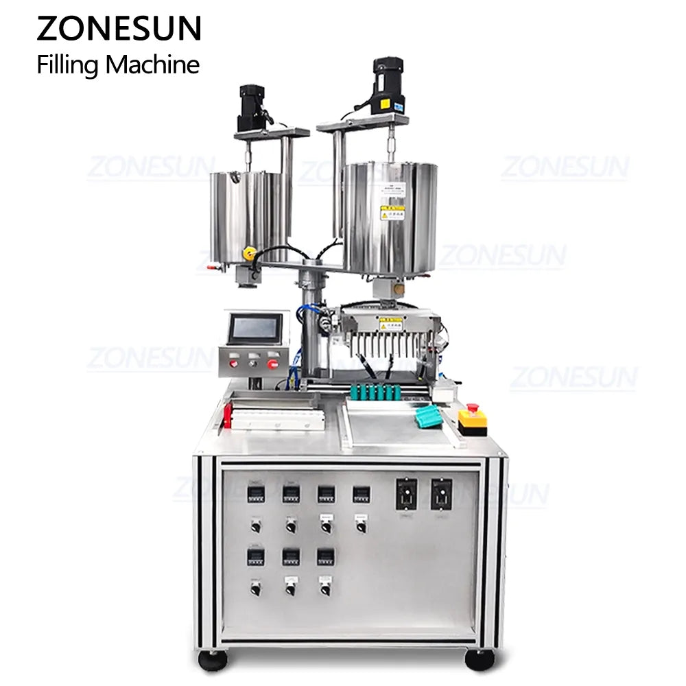 ZONESUN ZS-GTL12 Automatic Heated Paste Filling Machine for Cosmetics