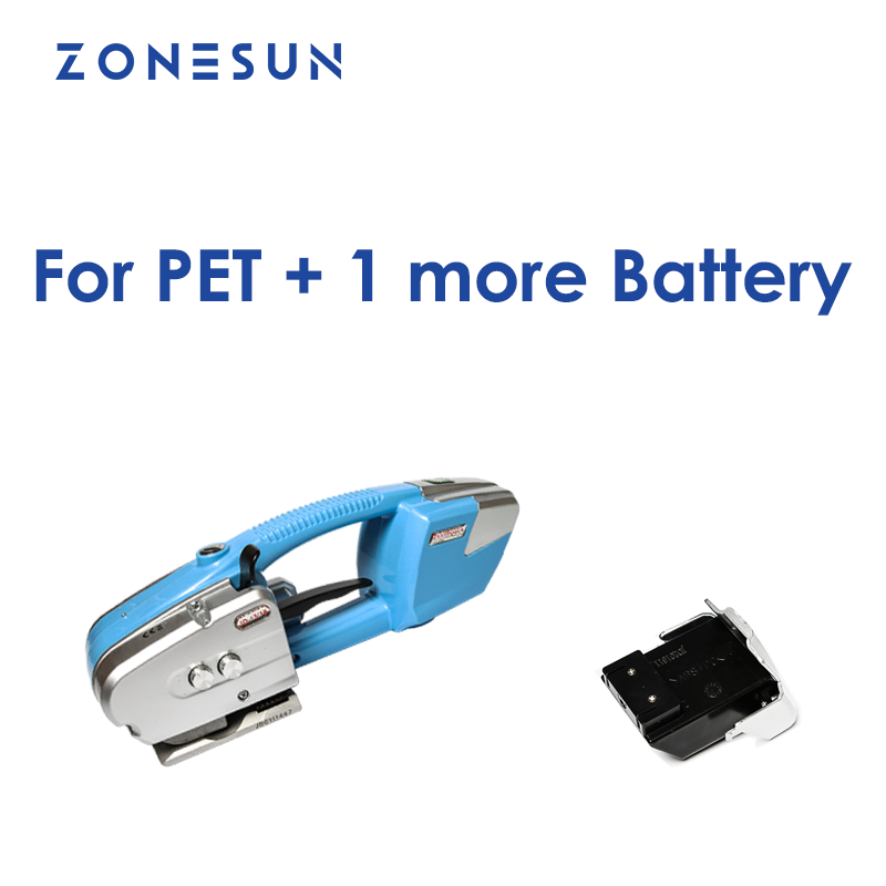 ZONESUN JD16 Automatic Battery‑Powered 13–16 mm Plastic Strapping Tool