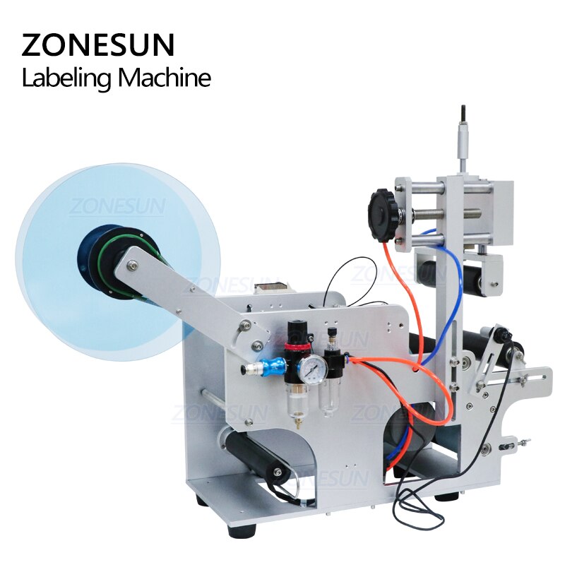 ZONESUN TB‑80 Semi‑automatic Round Bottle Labeling Machine