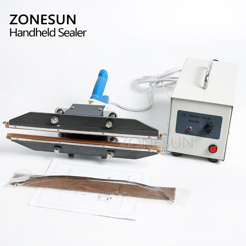 ZONESUN Direct‑heat Hand‑held Plier Sealer 200/300/400 mm