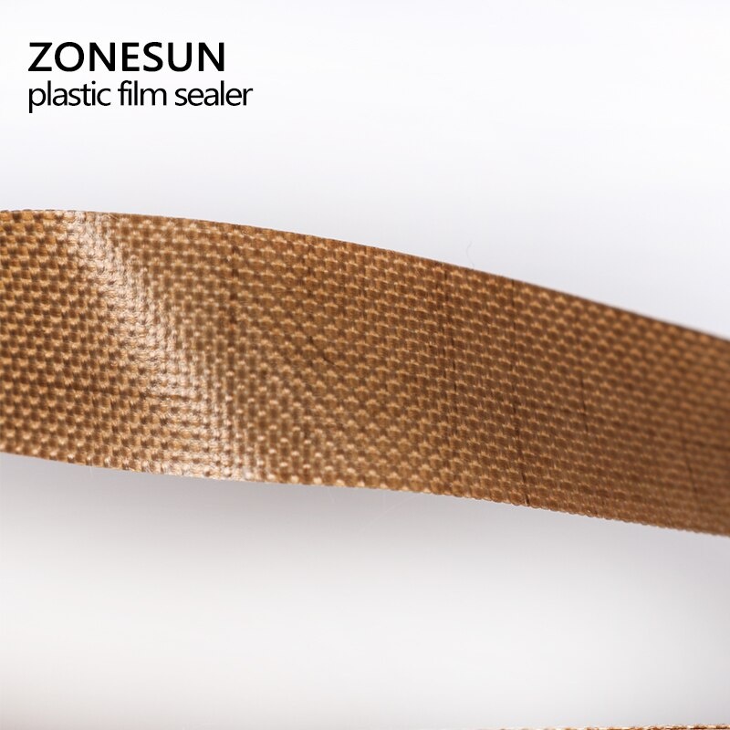 ZONESUN 50pcs Teflon Belt 750×15 mm for FR‑900 / SF‑150 Band Sealers