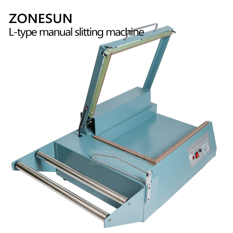 ZONESUN ZS‑FK380L Manual L‑Type Sealing & Cutting Machine