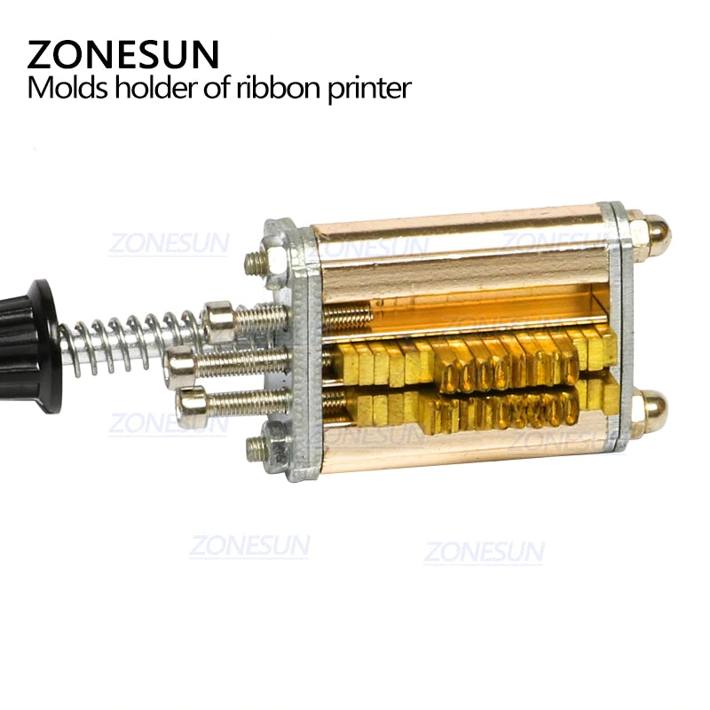 ZONESUN Copper Mould Holder for DY‑8 & HP241B Ribbon Coding Machines