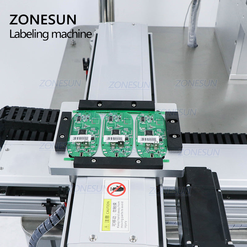 ZONESUN ZS‑TB452Z Semi‑Automatic Circuit Board Flat Labeling Machine