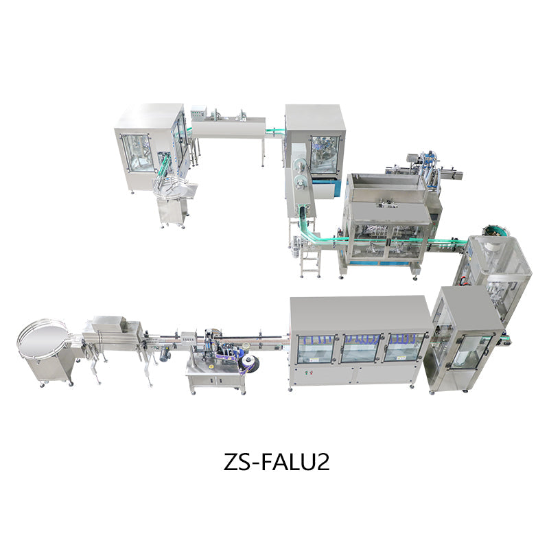 ZONESUN ZS-FALU Custom Bottle Filling Capping Labeling Production Line