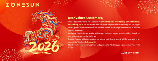 Chinese New Year Holiday Notice & Warm Wishes