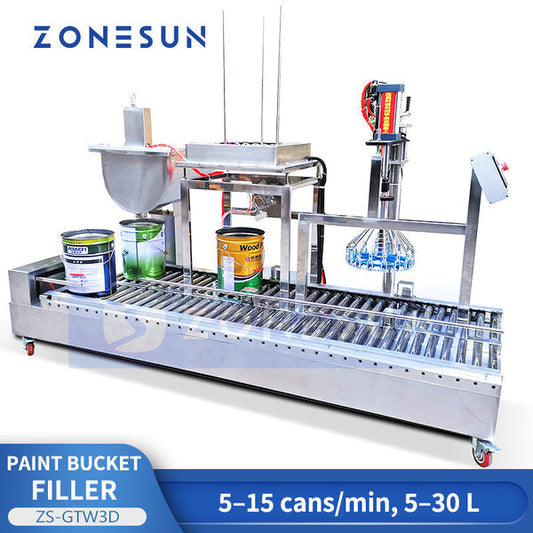 ZONESUN ZS-GTW3D Precision Engineered Automatic Filling & Capping for Industrial Liquids