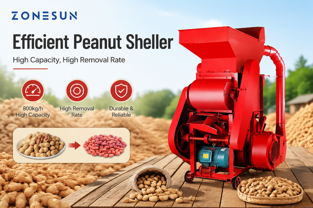 Boost Your Production: Why the ZONESUN ZS-HTK2 is the Ultimate Automatic Peanut Sheller