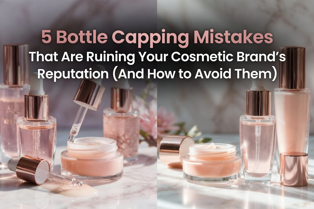 5 Bottle Capping Mistakes That Are Ruining Your Cosmetic Brand’s Reputation (And How to Avoid Them)